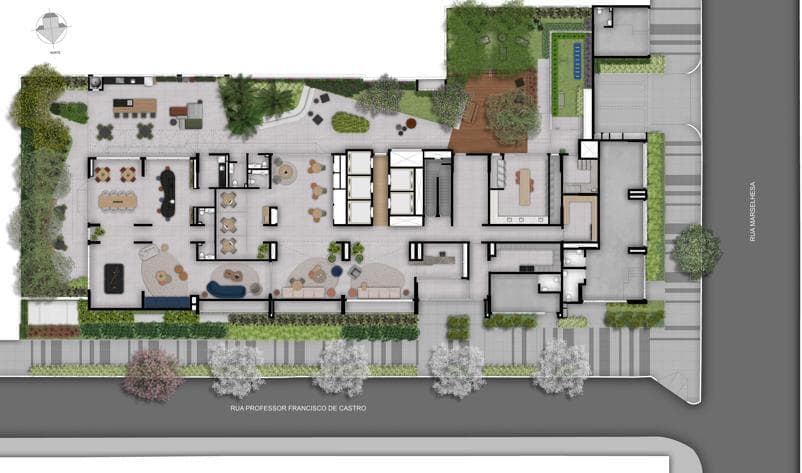Planta 1 — The Collection Vila Clementino - NR