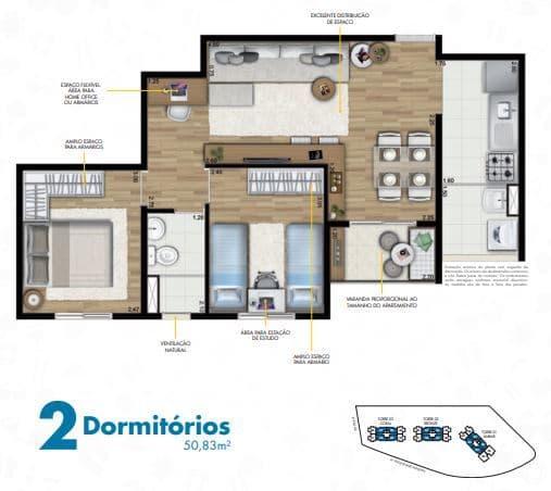 Planta 2 — HomeClub Carrão