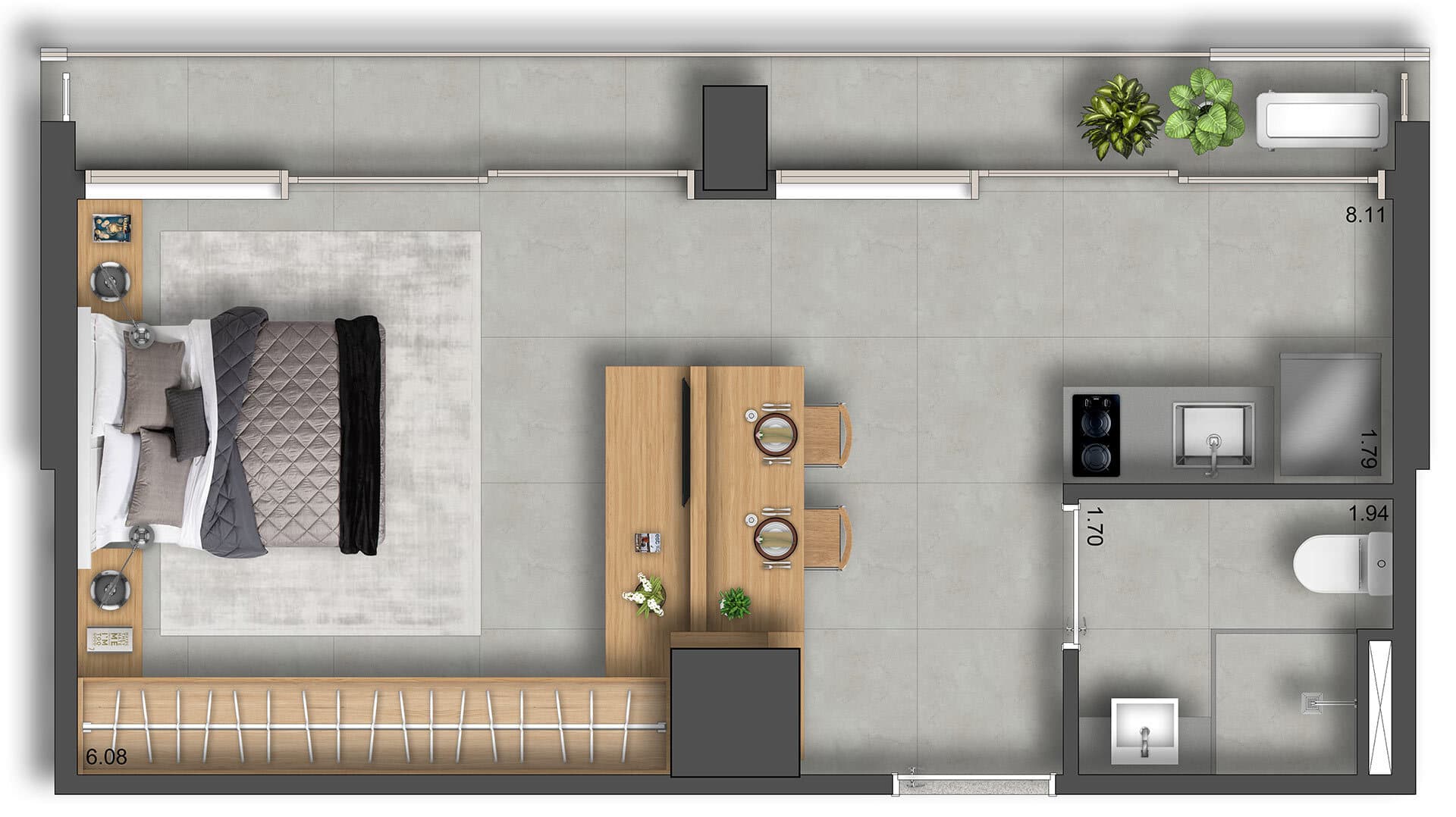 Planta 2 — 155 Jerô - Studios