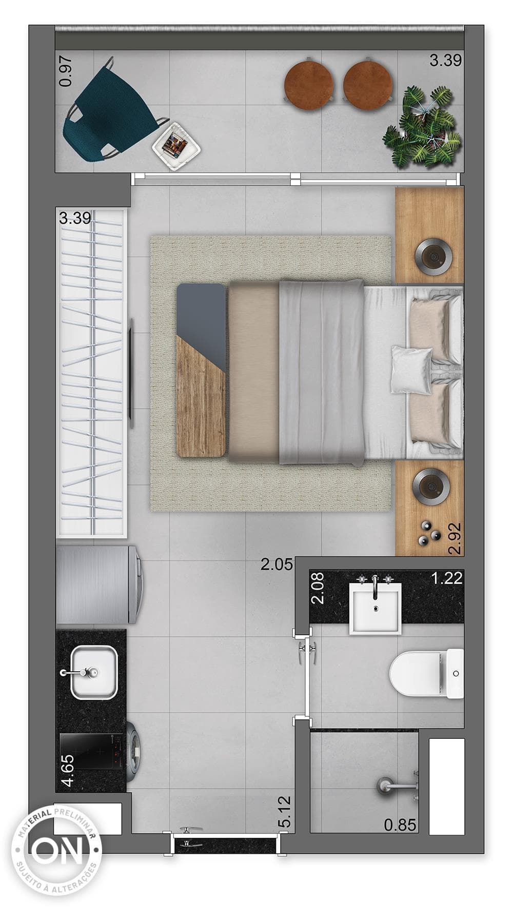 Planta 4 — ON Melo Alves - Residencial