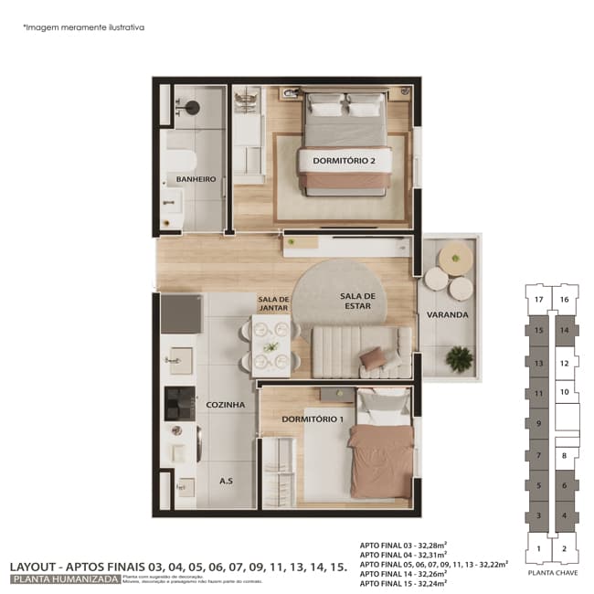 Planta 3 — Jardins de Leiria