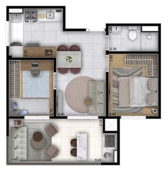 Planta 4 — Sphera Panamby Urban