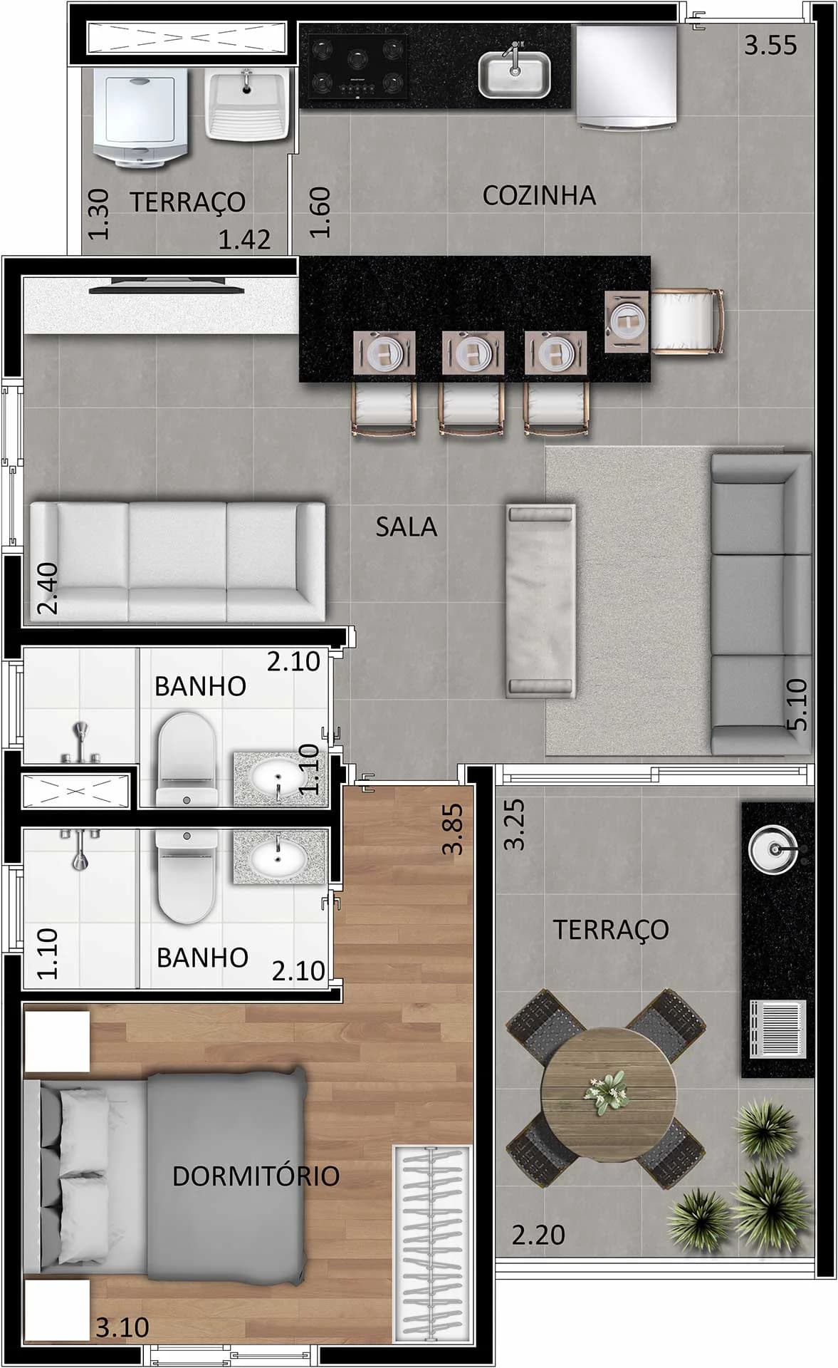 Planta 3 — Porto Real