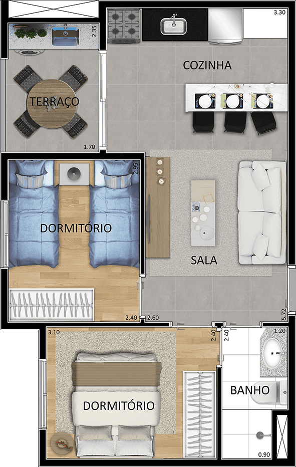 Planta 3 — Vera Cruz - Residencial