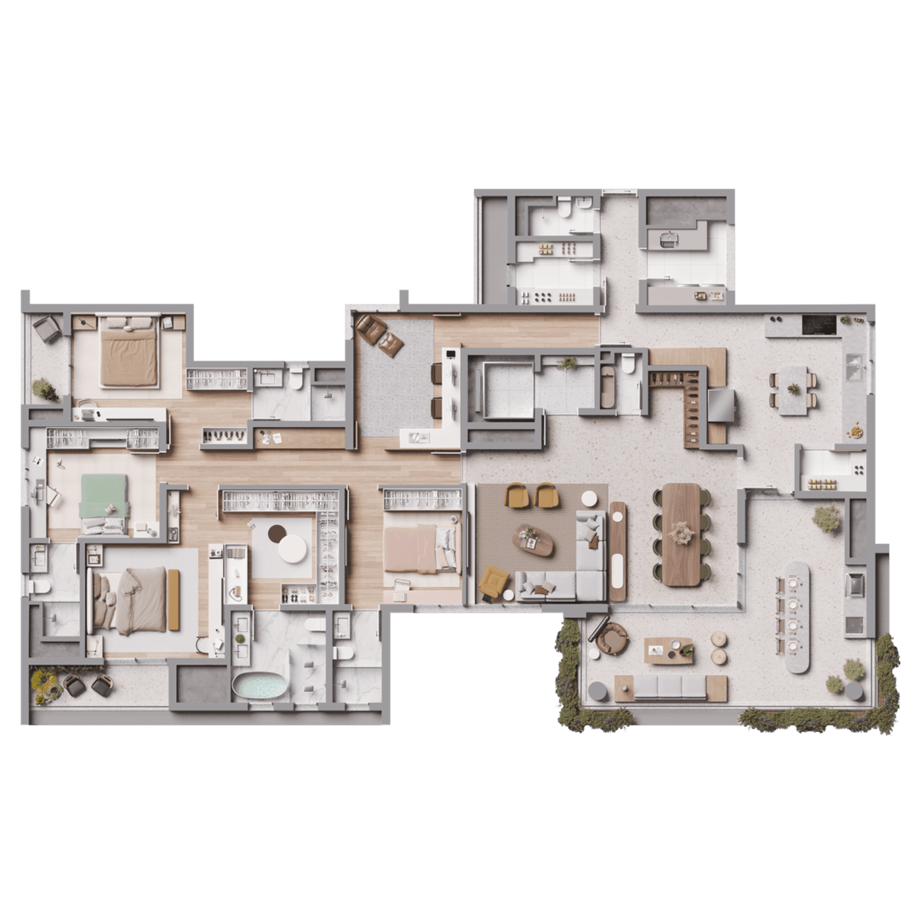Planta 1 — Baume Itaim