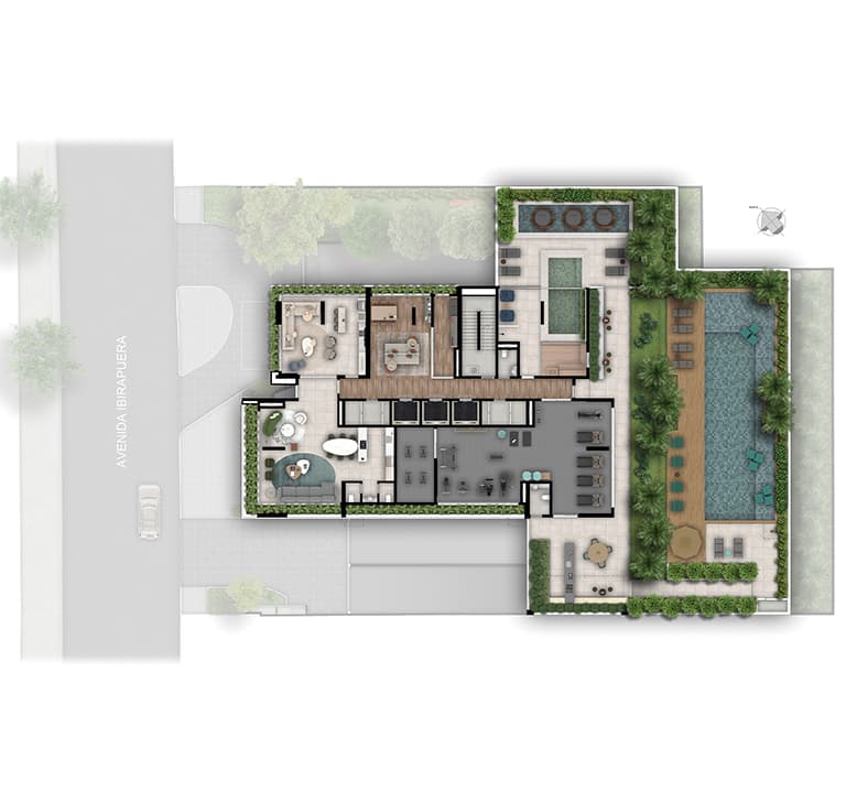 Planta 1 — Mac Ibirapuera - Residencial