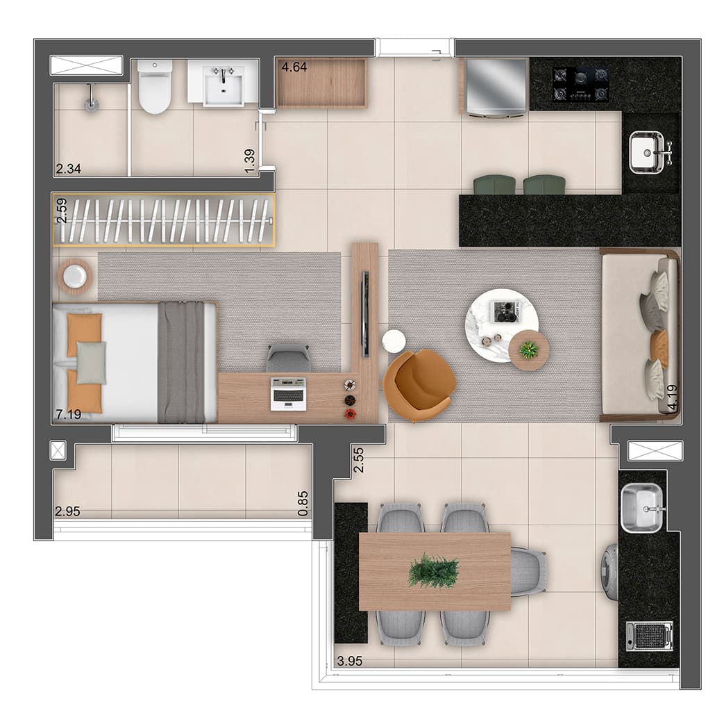 Planta 4 — Mac Ibirapuera - Residencial