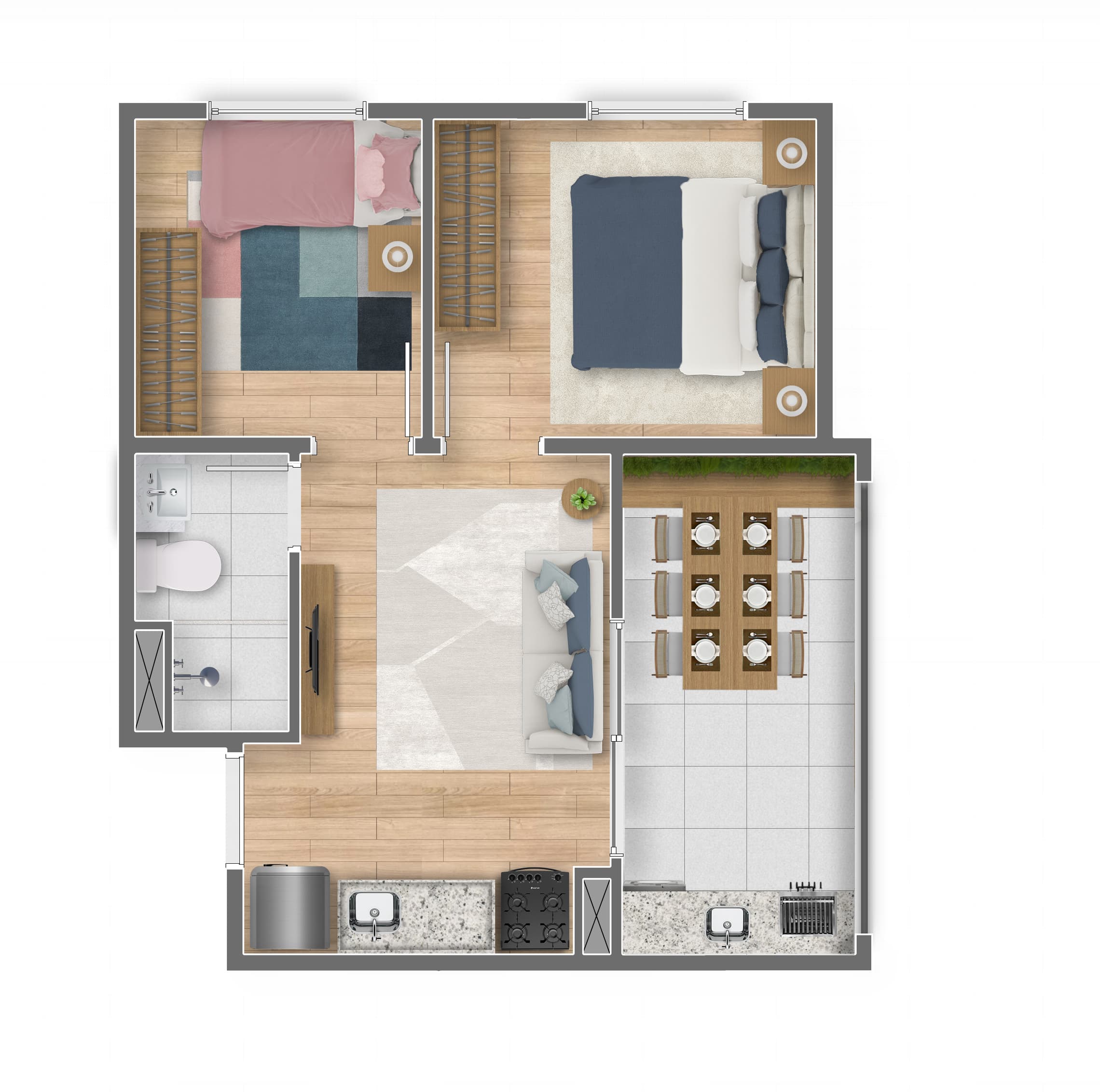 Planta 6 — Maskan Vila Romana - Residencial