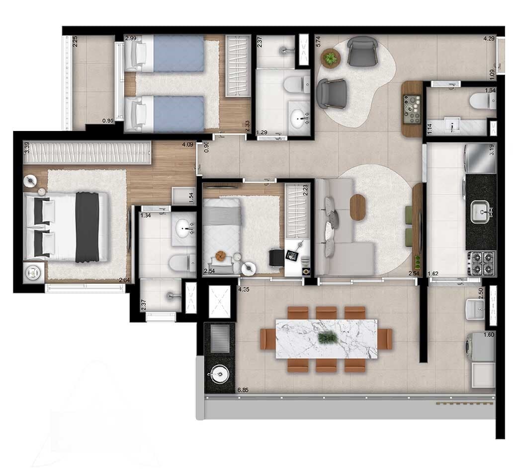 Planta 5 — Mac Campo Belo