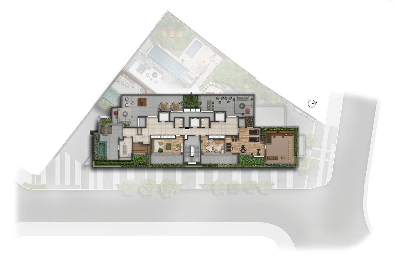 Planta 1 — Reserva Madalena - Residencial