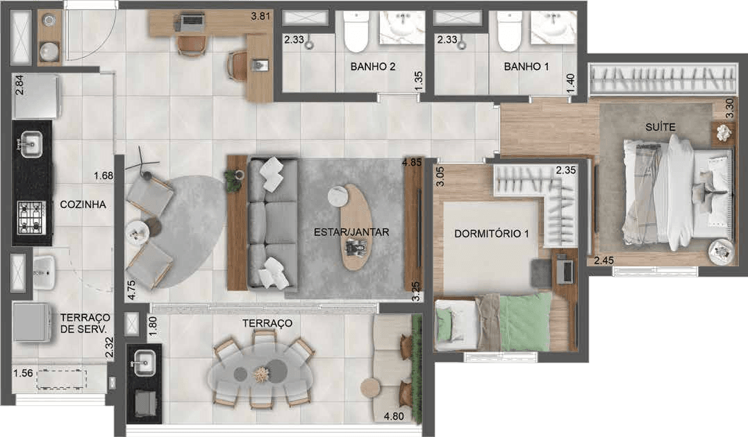 Planta 5 — Villares Parada Inglesa - Residencial