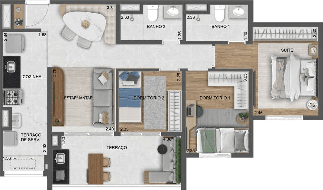 Planta 6 — Villares Parada Inglesa - Residencial