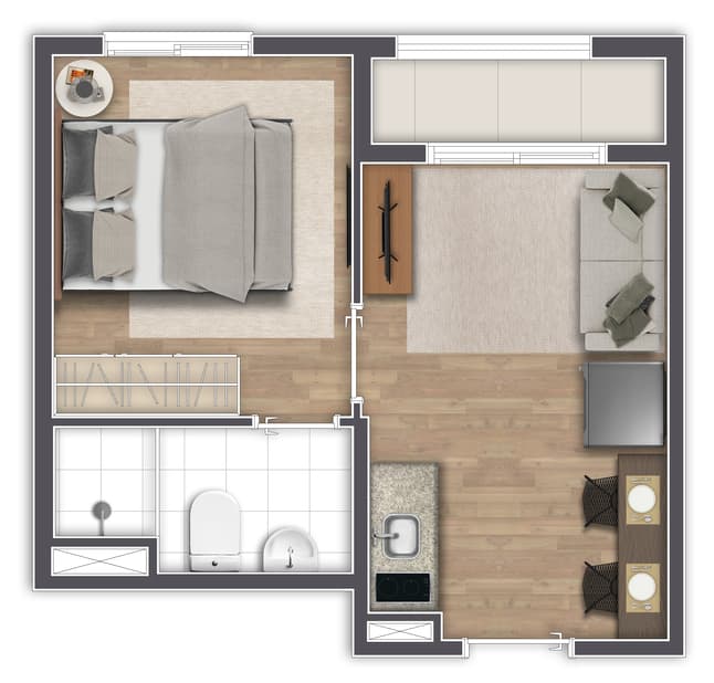 Planta 1 — Mundo Apto Mooca