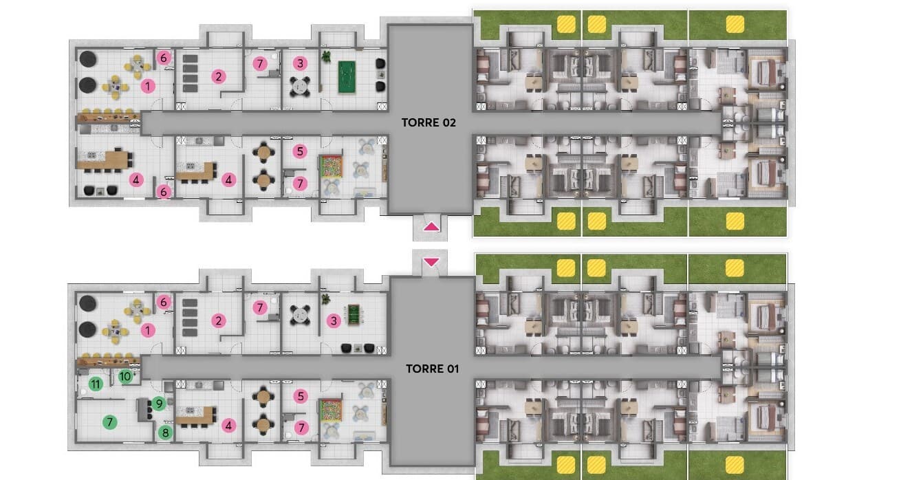 Planta 1 — Recanto da Mata