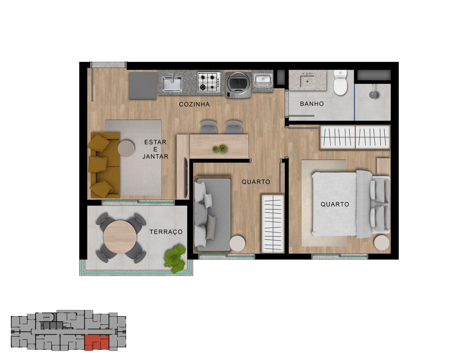 Planta 6 — Up Select Vila Sônia - Residencial