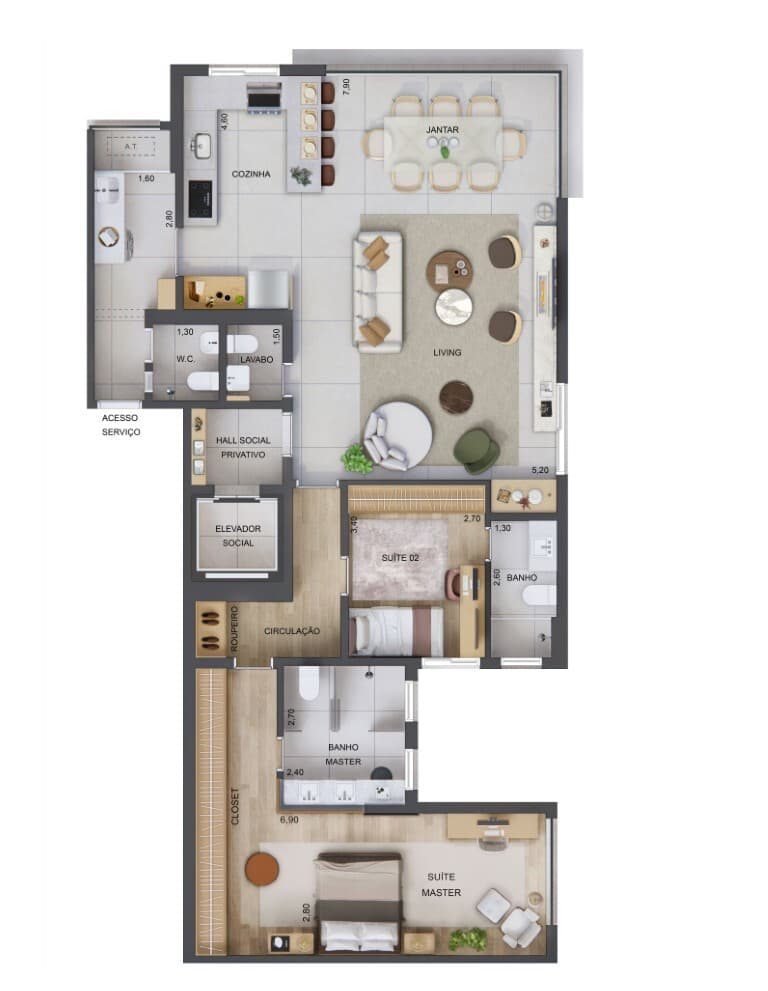 Planta 6 — Excellence Guedala