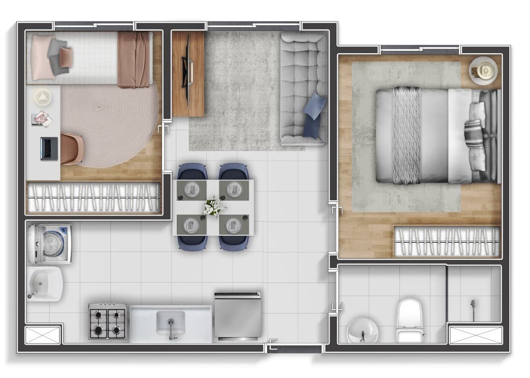 Planta 1 — Vibe Itaim - Fase 1