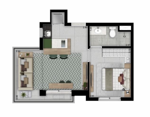 Planta 5 — Lucky Praça Sílvio Romero - Residencial