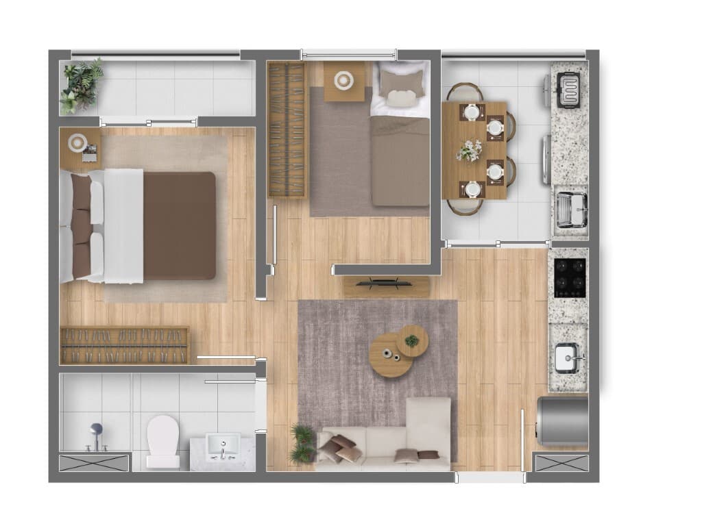 Planta 3 — Estação Dom Bosco - Residencial