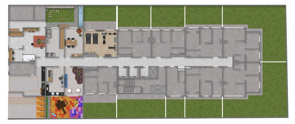 Planta 1 — Estação Dom Bosco - NR
