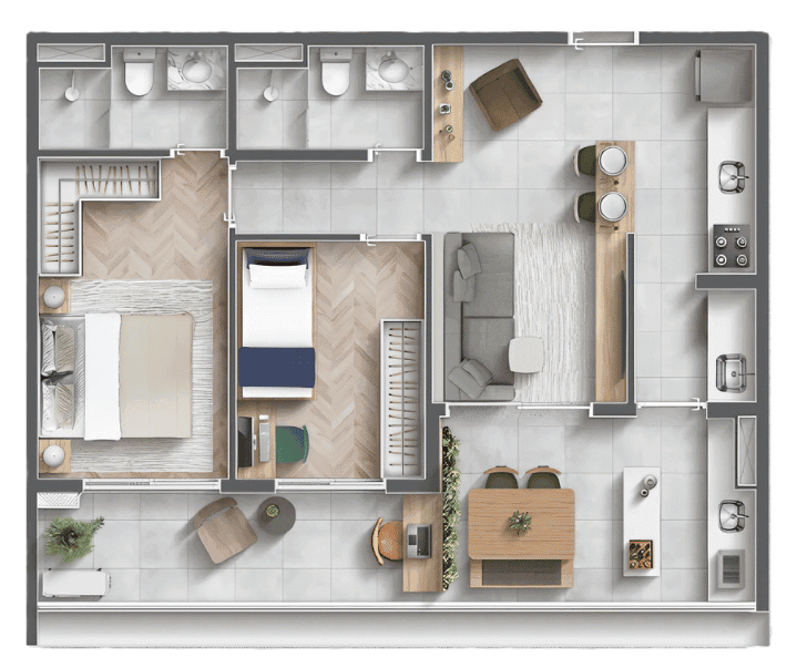 Planta 4 — Urbanpark Aclimação