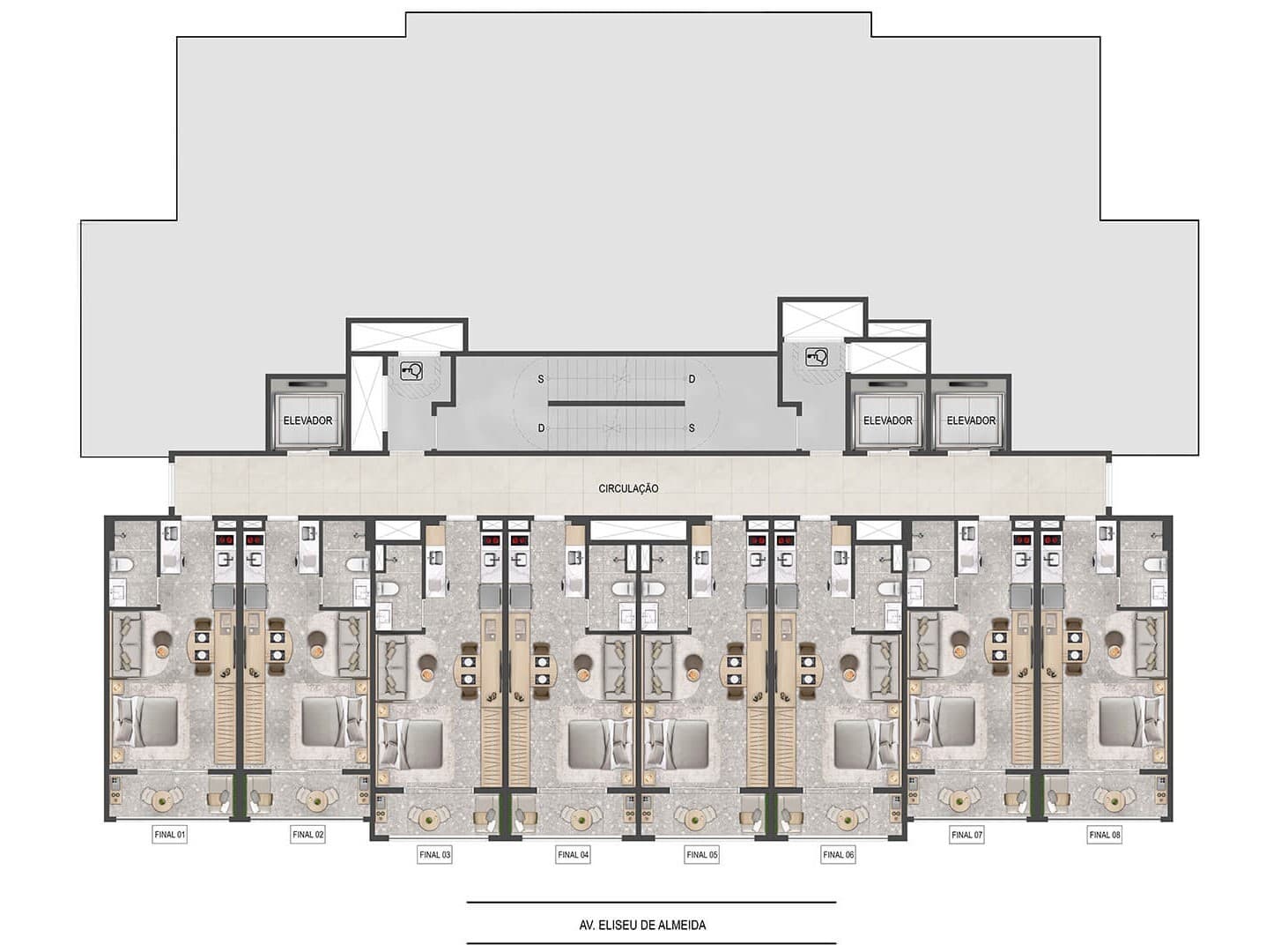 Planta 1 — Blue Residences