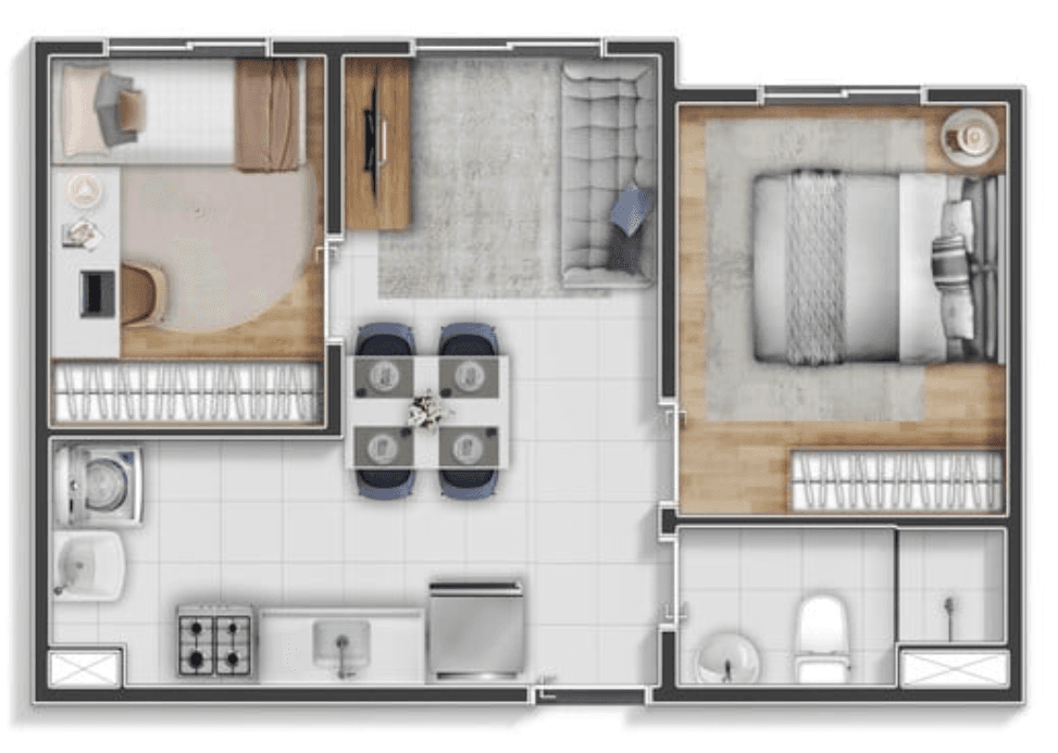 Planta 1 — Vibe Itaim - Fase 2