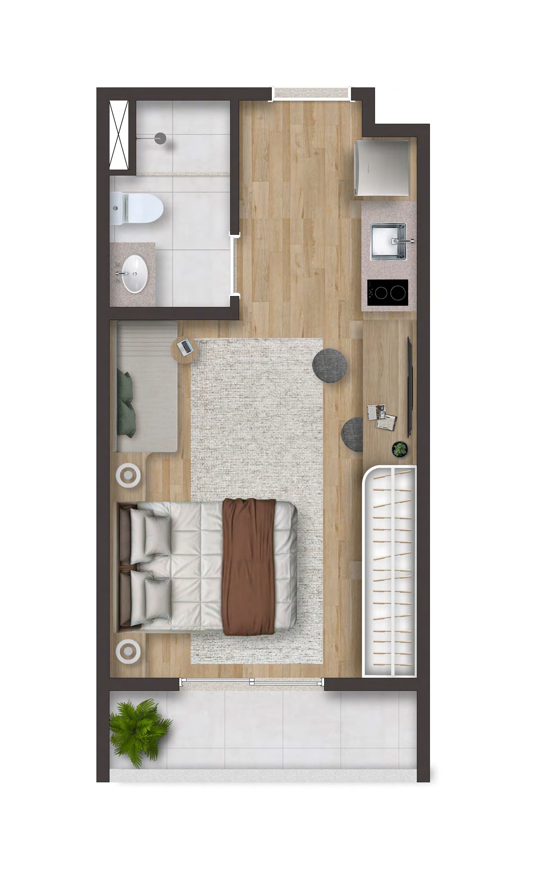 Planta 1 — Nex One Parque Augusta - Residencial
