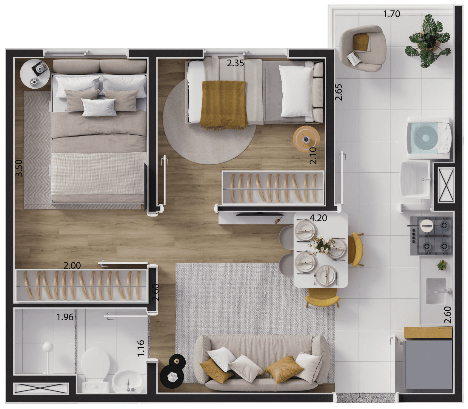 Planta 6 — Hm Smart Guaianases