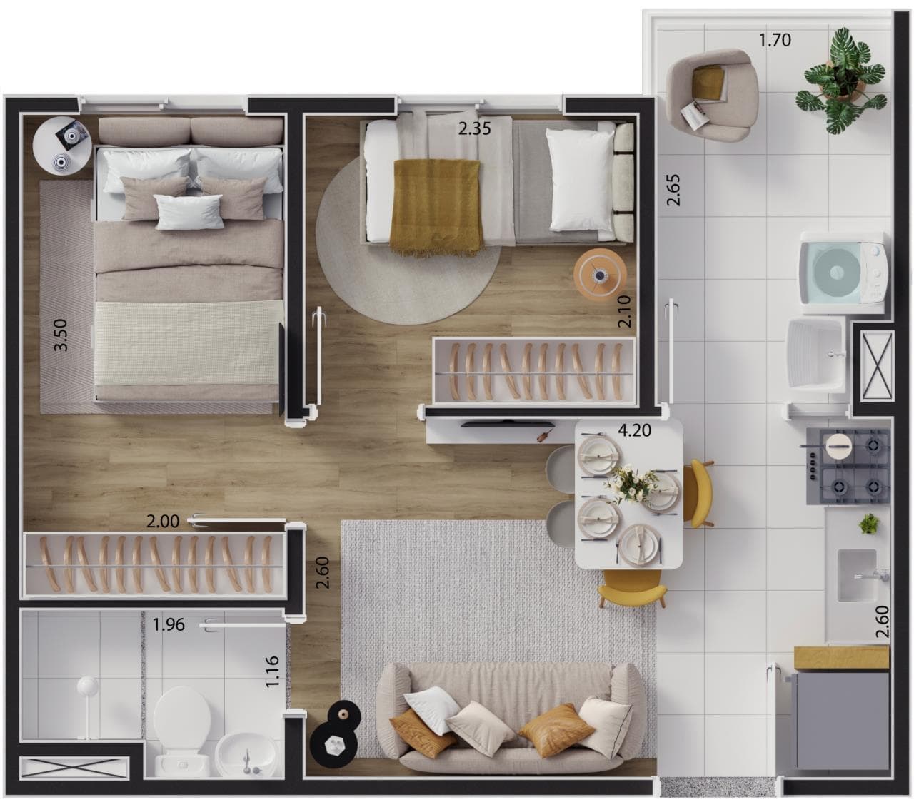 Planta 6 — Hm Smart Guaianases 2