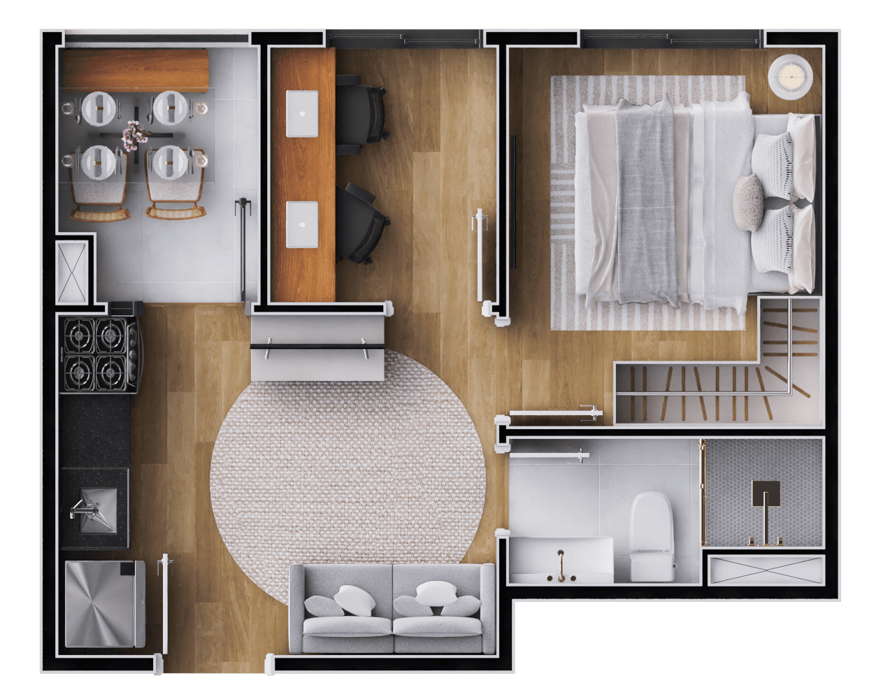 Planta 3 — Pin Barra Funda - Residencial