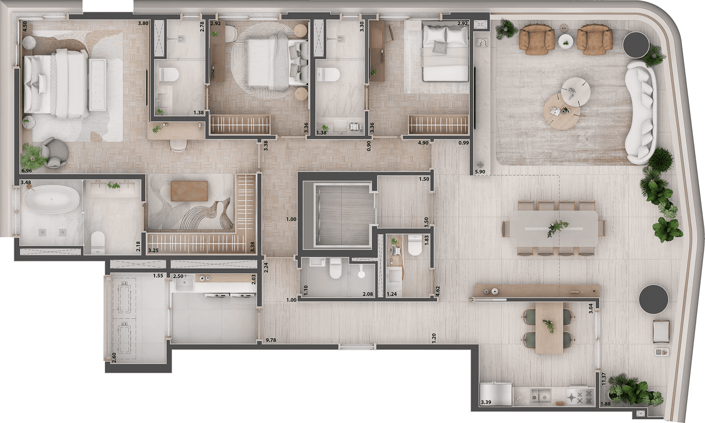 Planta 4 — Etmo Jardins