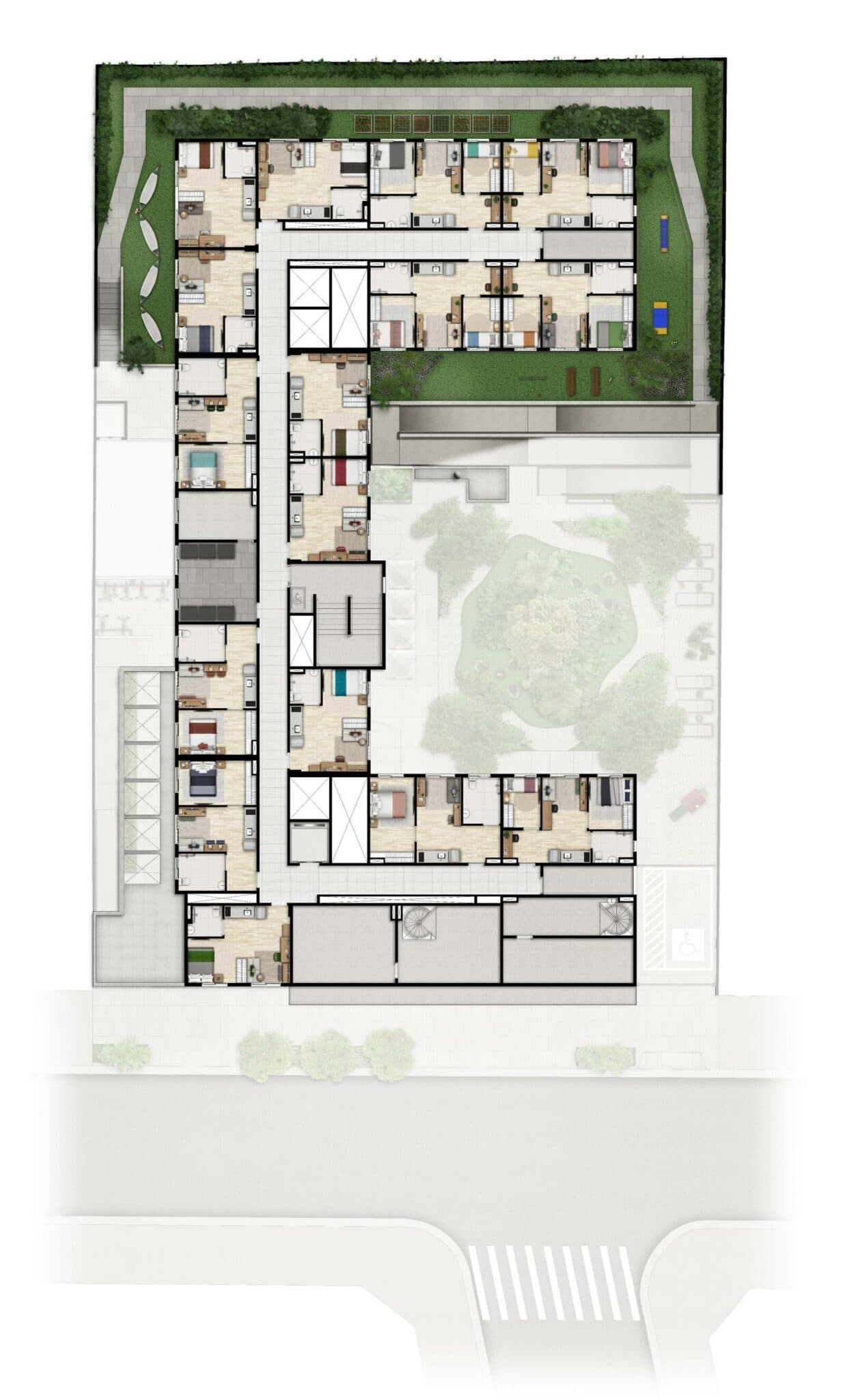 Planta 1 — Bem Viver Sousa Lima - Residencial