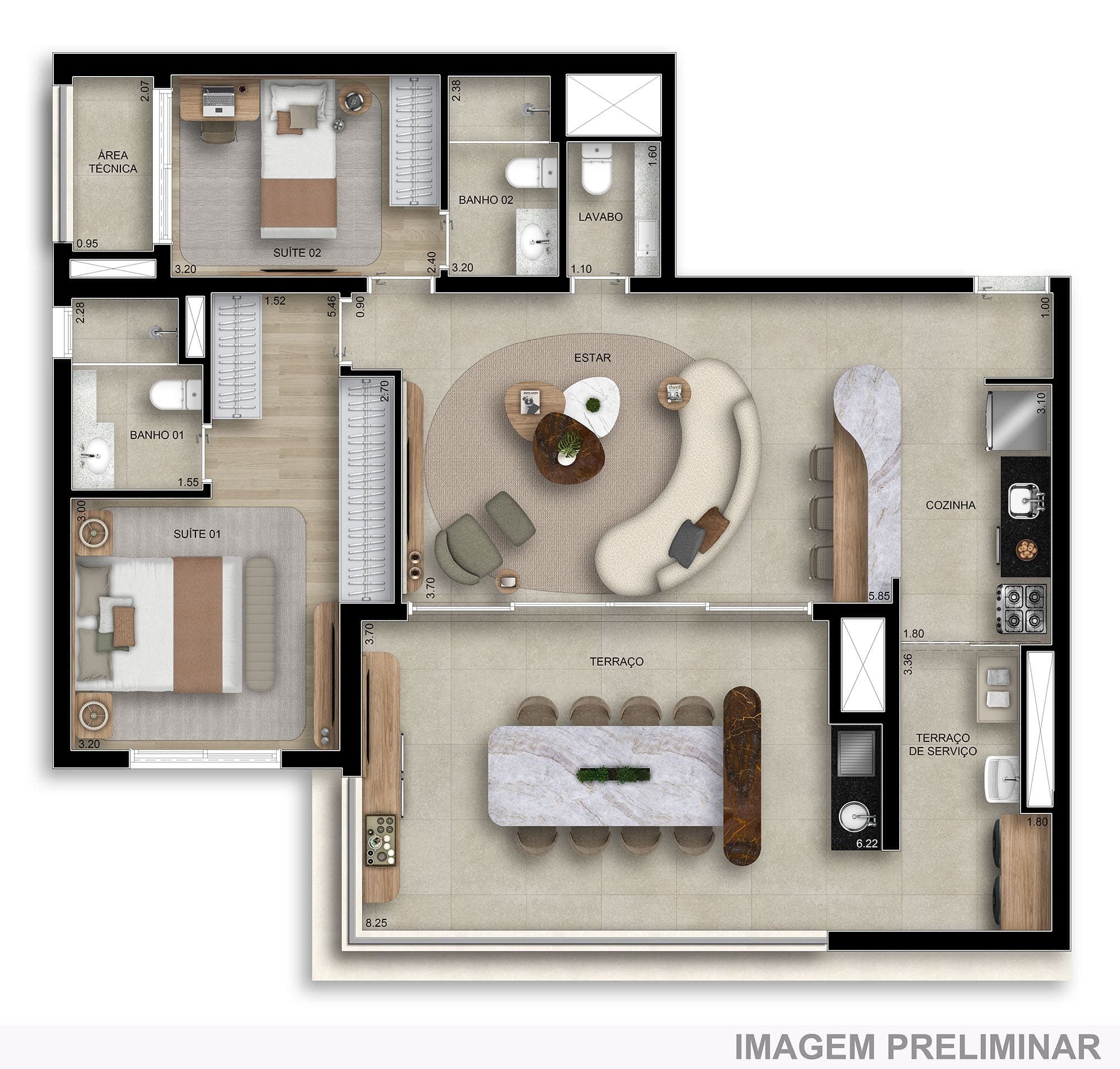 Planta 5 — BoulevarDiálogo Butantã