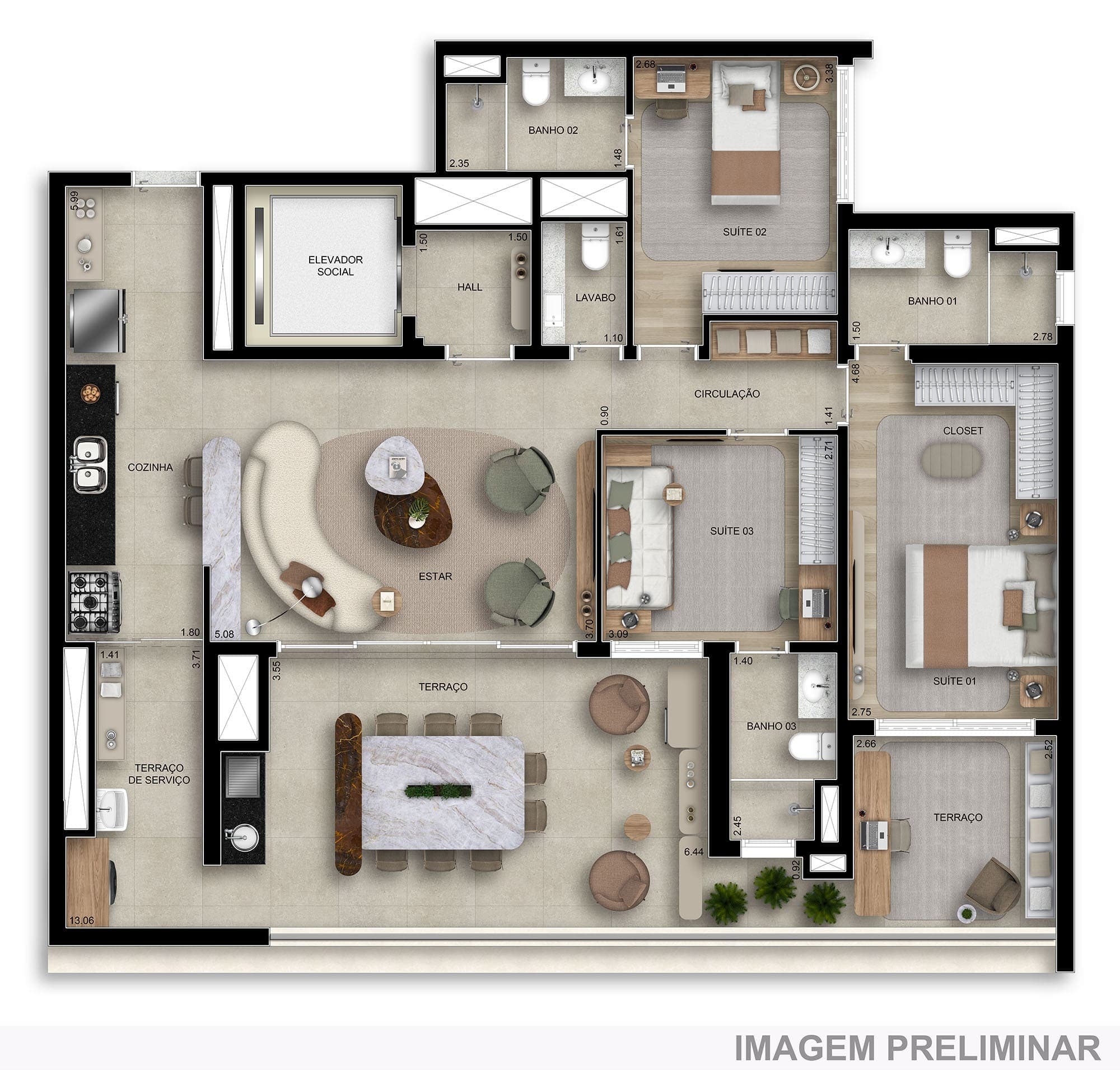 Planta 6 — BoulevarDiálogo Butantã