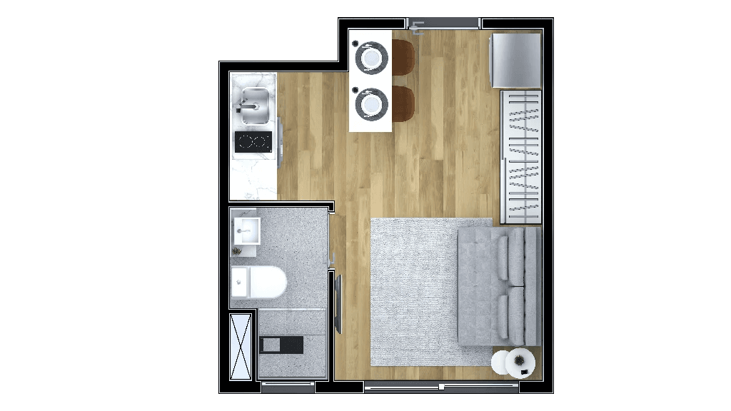 Planta 1 — Metrocasa Vila Clarice - Residencial