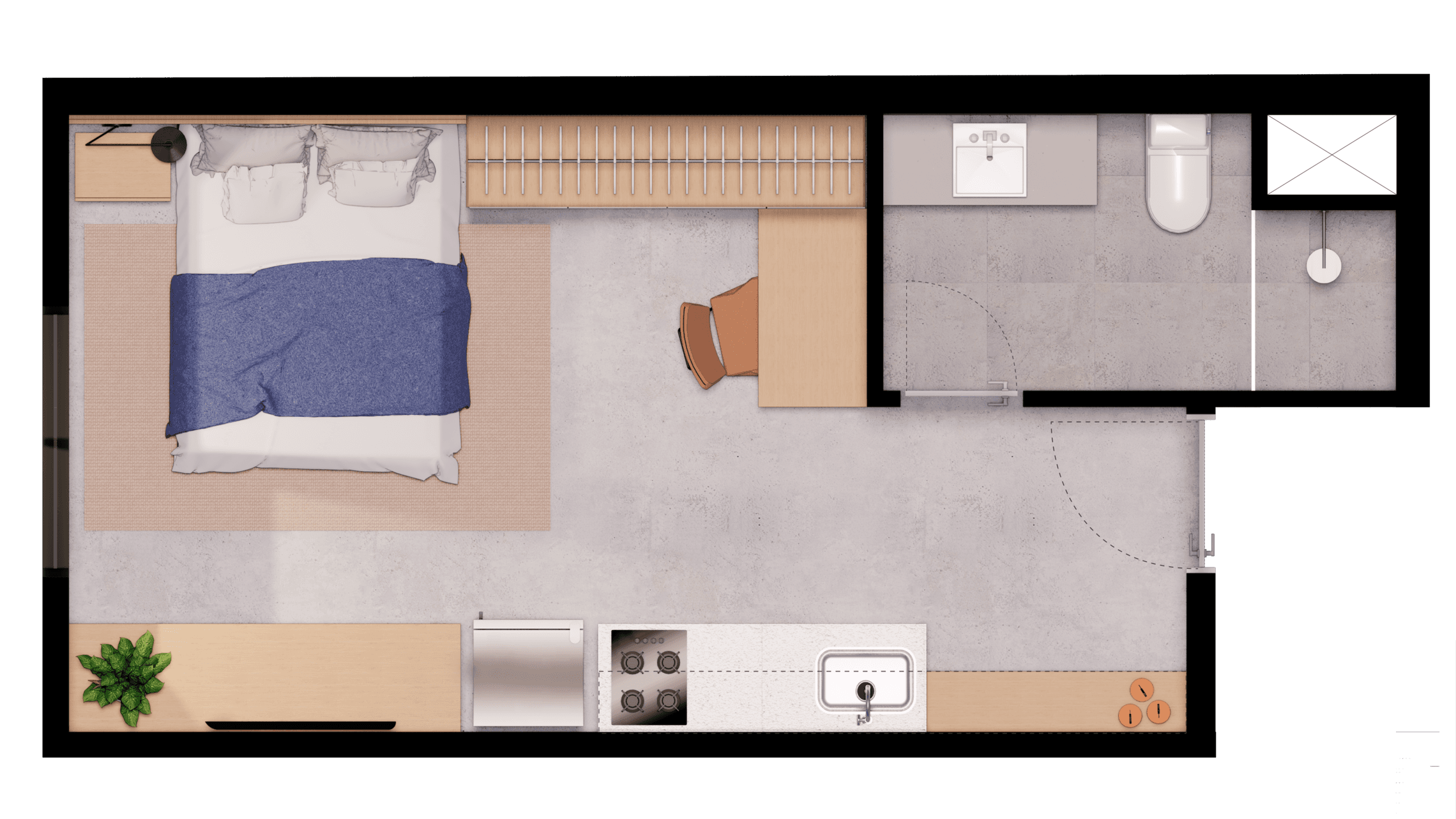 Planta 1 — SP&VC Brás - Residencial