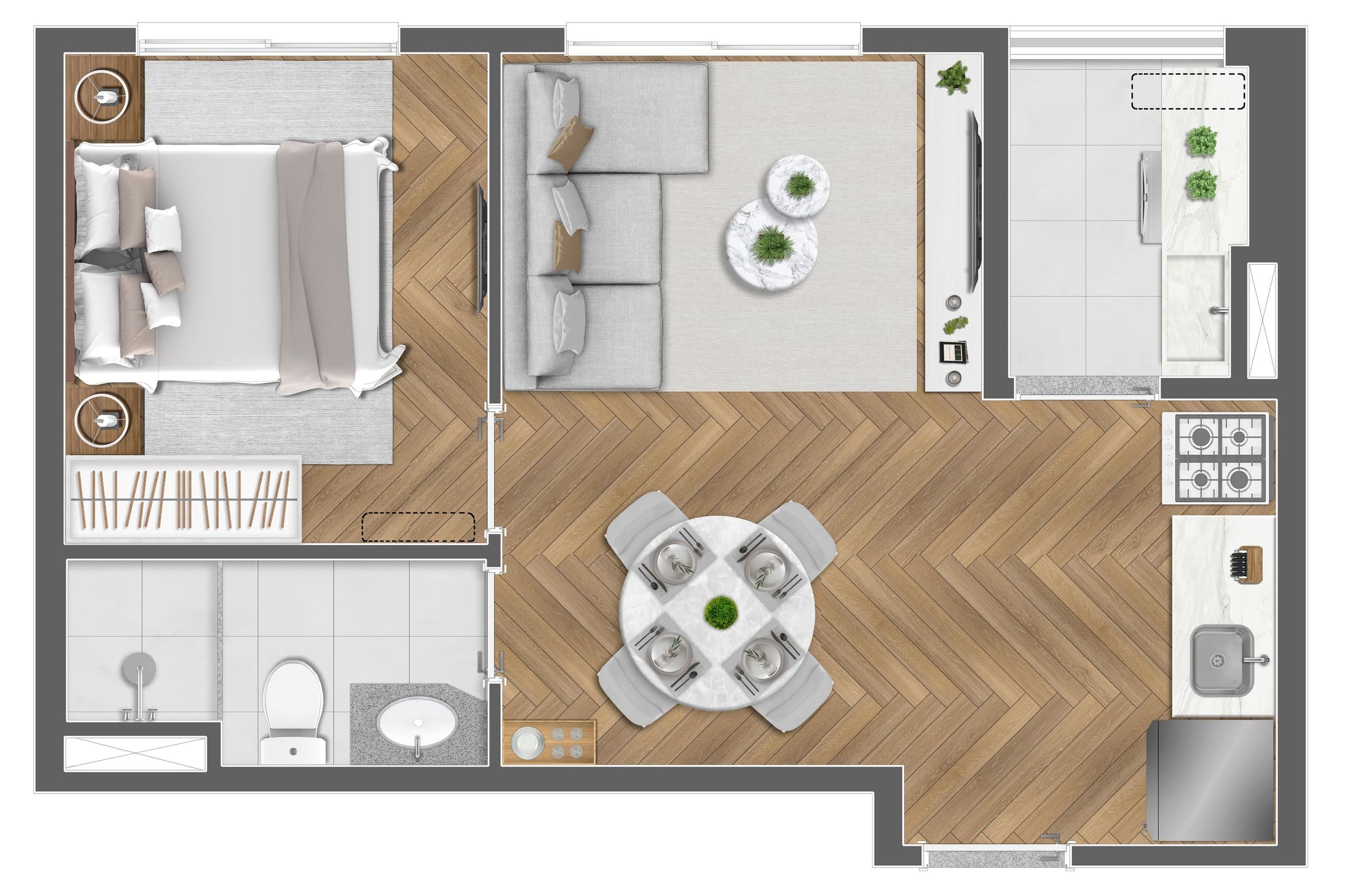 Planta 1 — Golden Life Tatuapé