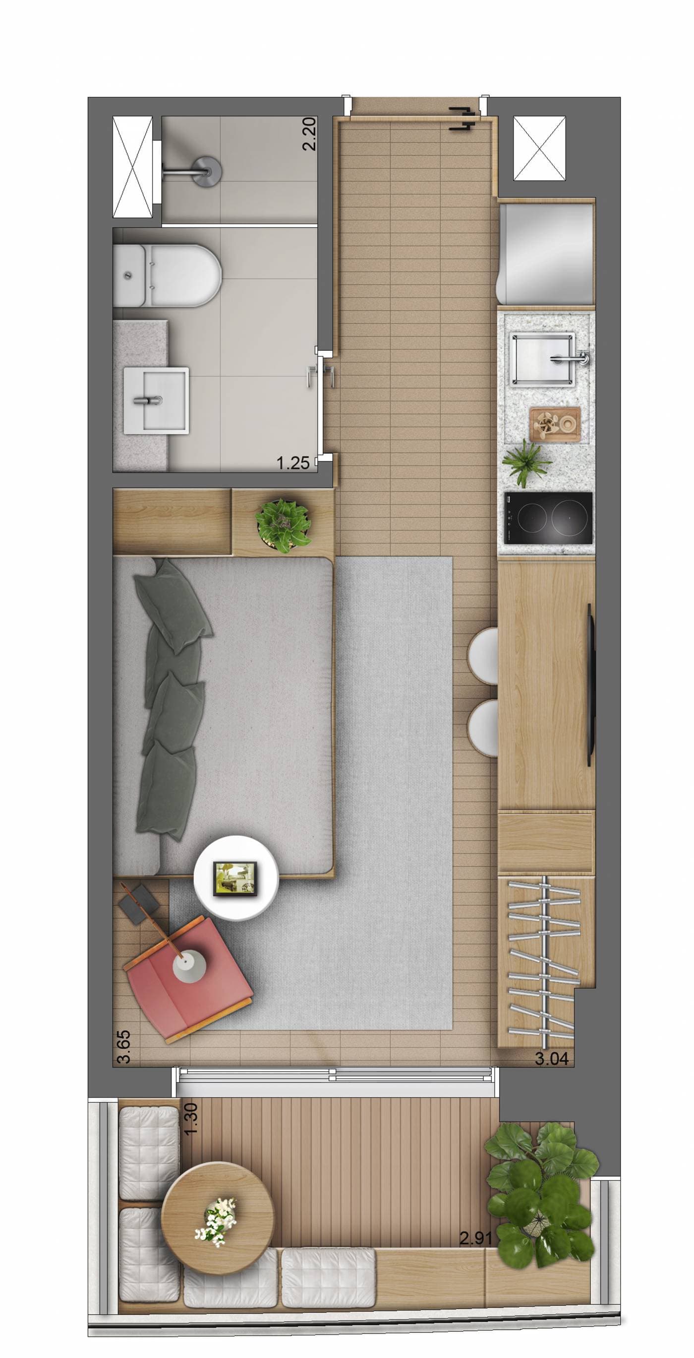 Planta 1 — Downtown Nova República