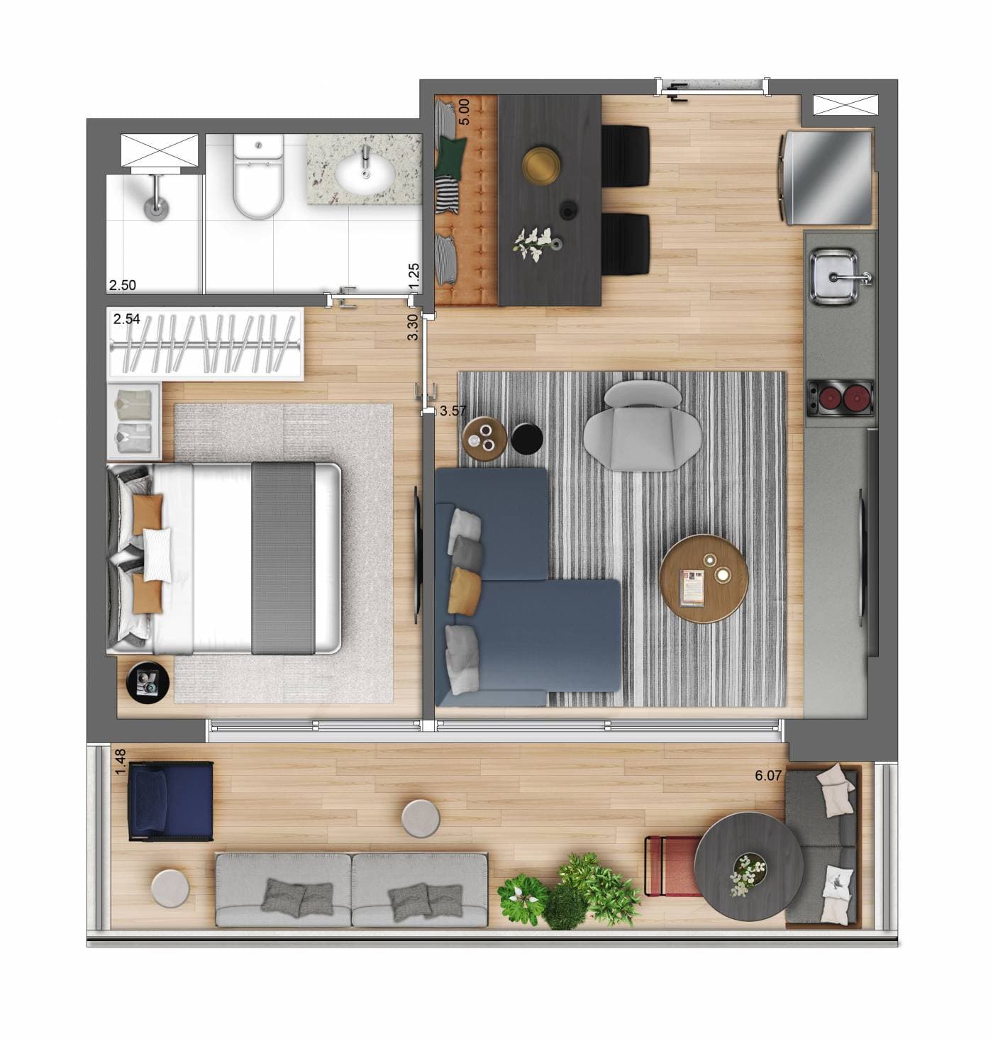 Planta 3 — Downtown Nova República
