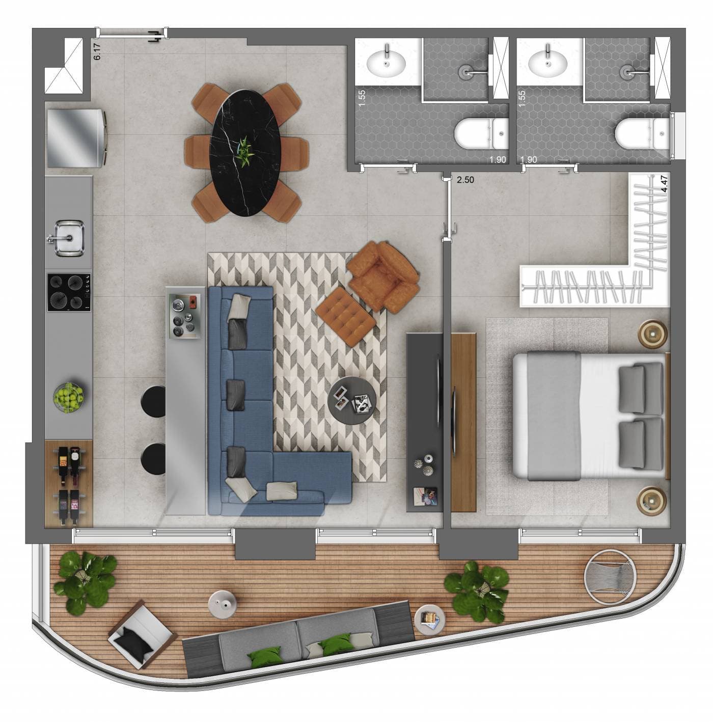 Planta 4 — Downtown Nova República
