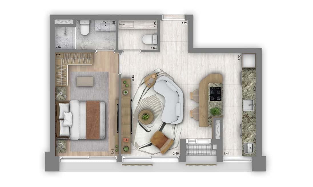 Planta 4 — Art'Stone Residences
