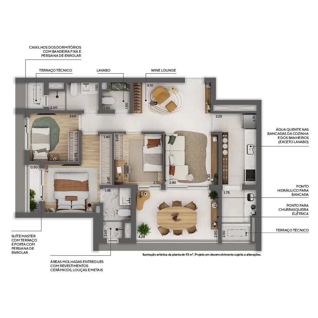 Planta 3 — Praça Higienópolis Itambé - Residencial