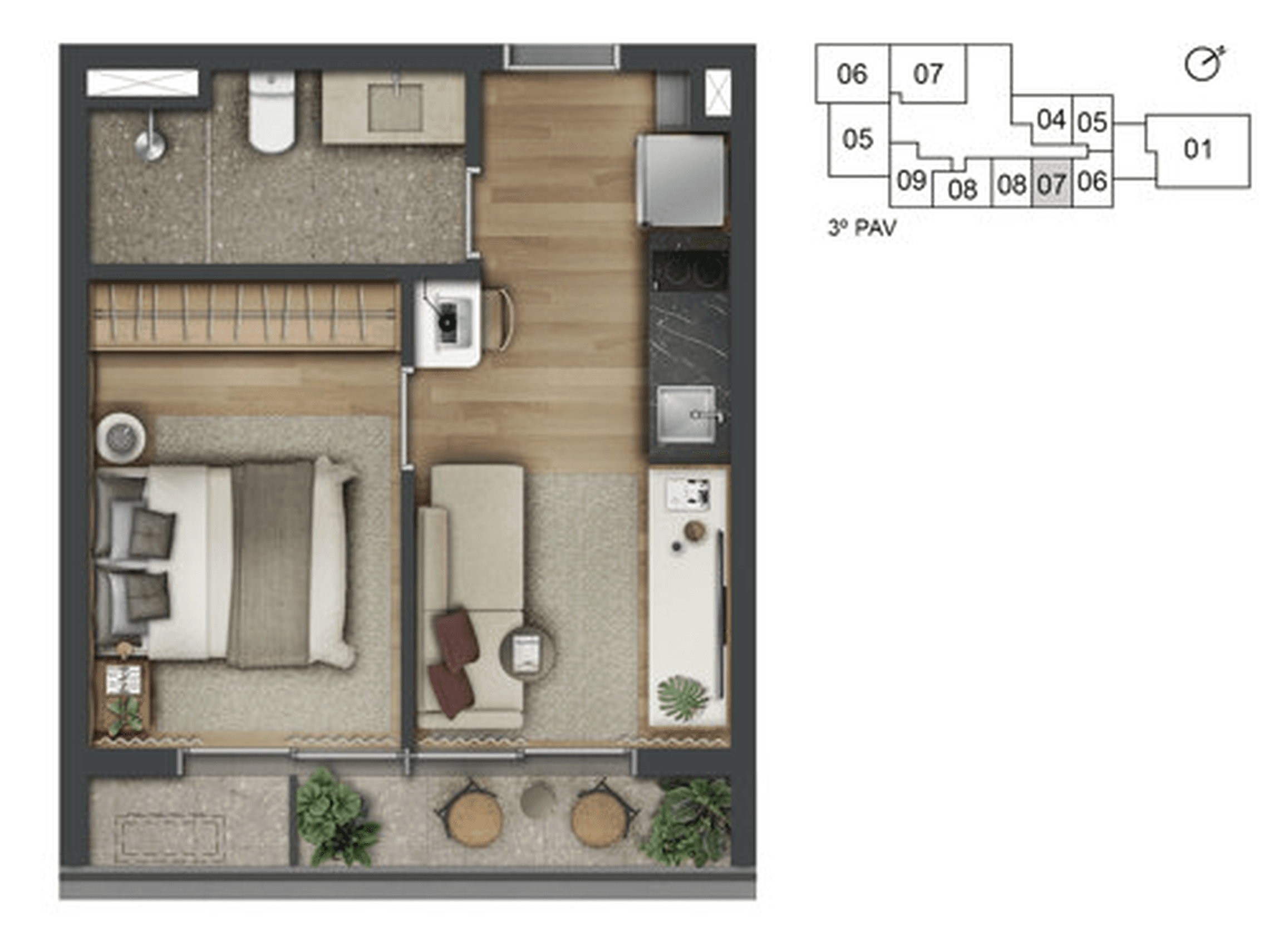 Planta 3 — 1800 Oscar Pinheiros - NR