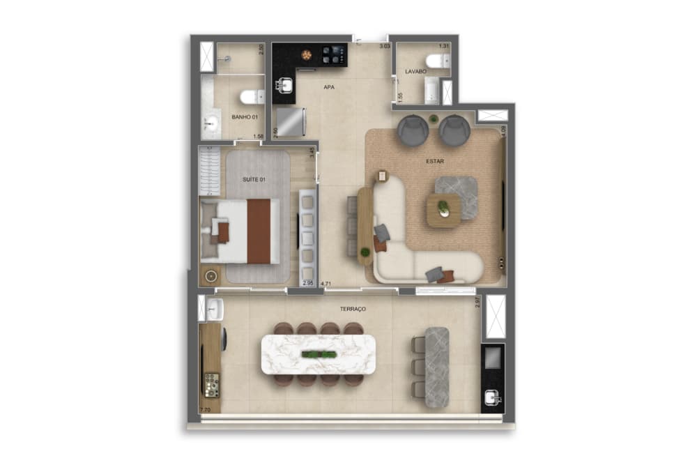 Planta 5 — The Grand Padre Adelino - Residencial