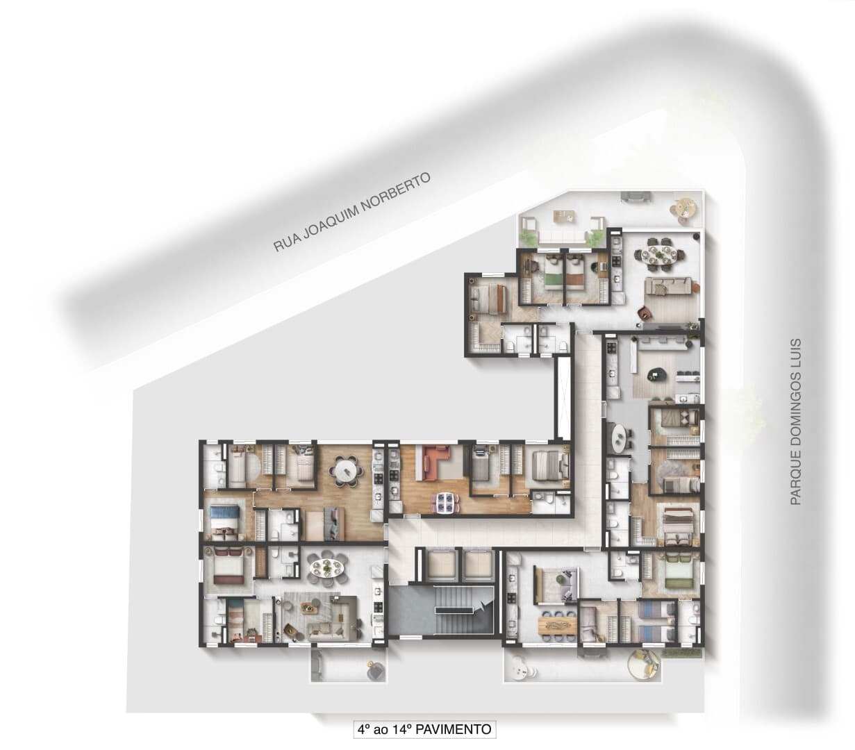 Planta 3 — Blue Park - Residencial