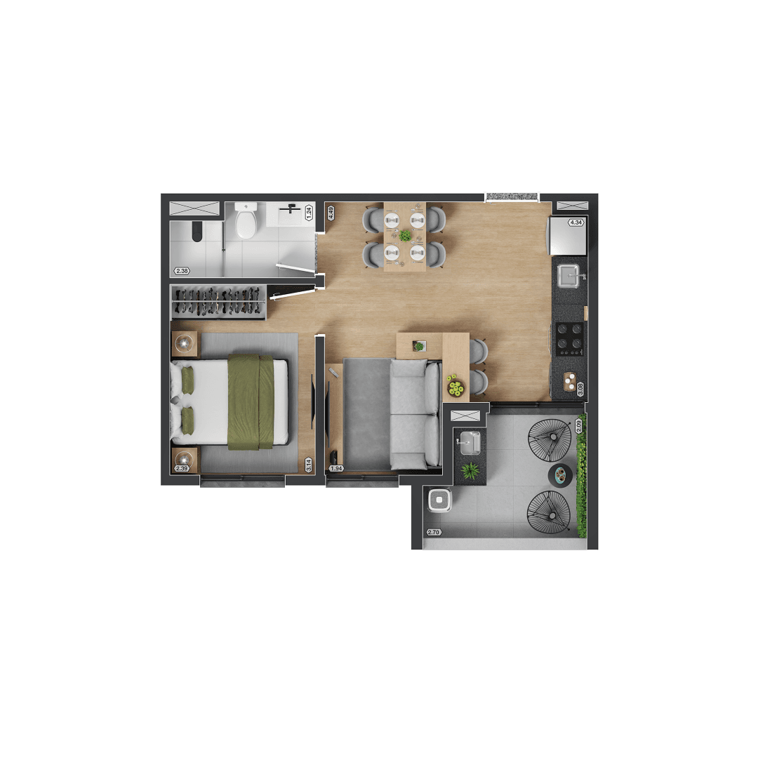 Planta 6 — myID Adolfo Pinheiro - Residencial