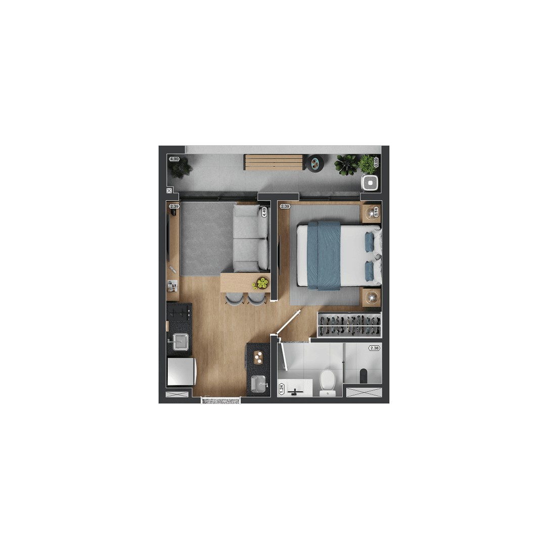 Planta 2 — myID Adolfo Pinheiro - NR