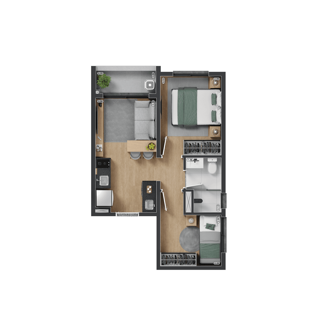 Planta 4 — myID Adolfo Pinheiro - NR