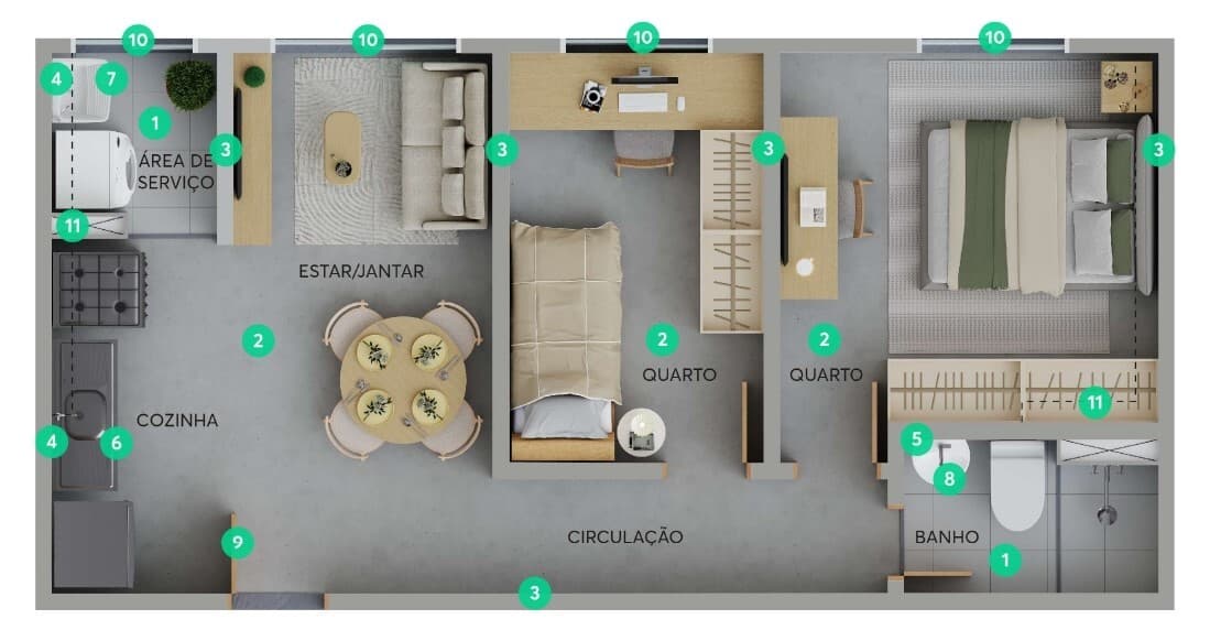 Planta 3 — Estoril - Fase 1